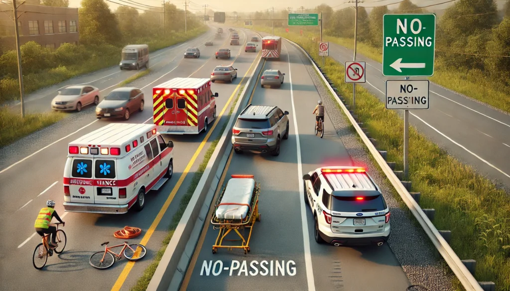 למי מותר לנסוע בשולי הדרך?