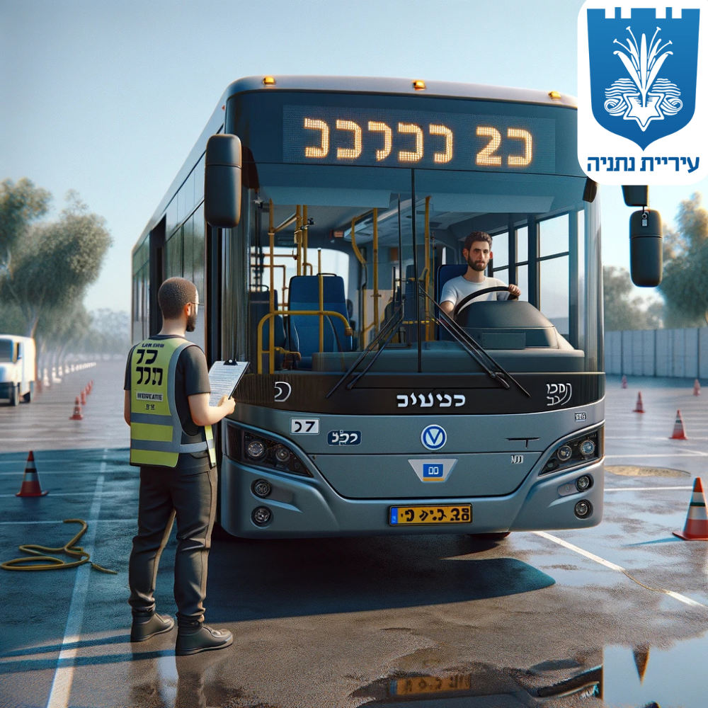 מורה נהיגה לאוטובוס בנתניה