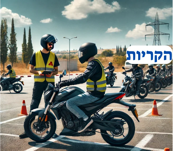 מורה נהיגה לאופנוע בקריות