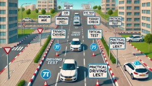 הדרישות החוקיות לקבלת רישיון נהיגה לרכב פרטי